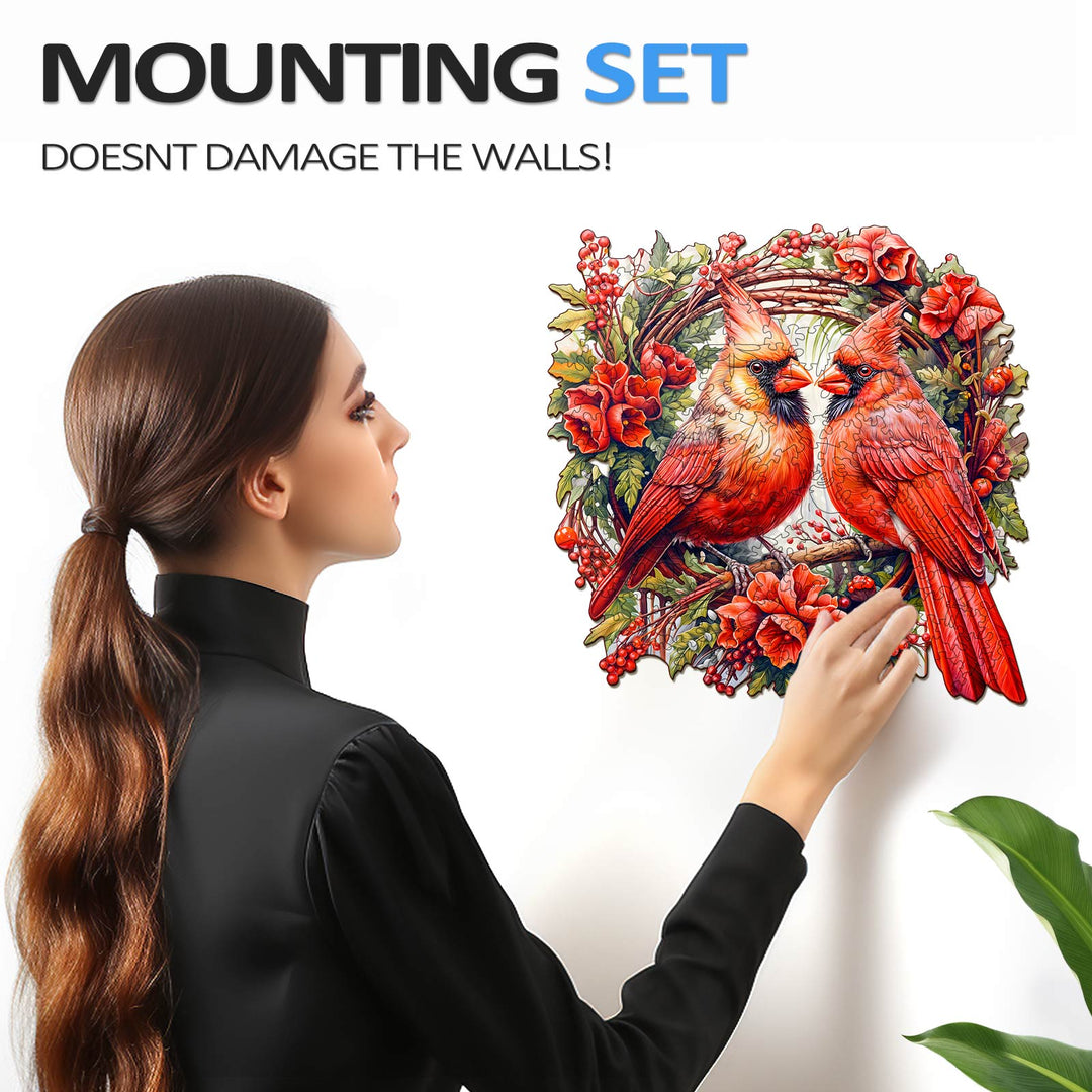 Cardinal Wooden Jigsaw Puzzle - Woodbests