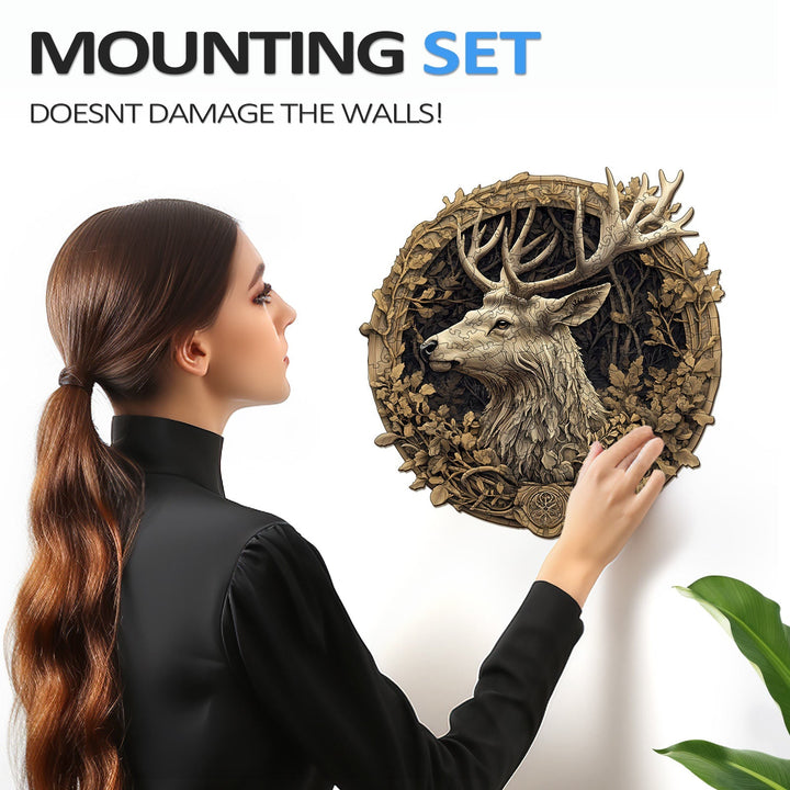 3D Deer Wooden Jigsaw Puzzle - By Woodbests