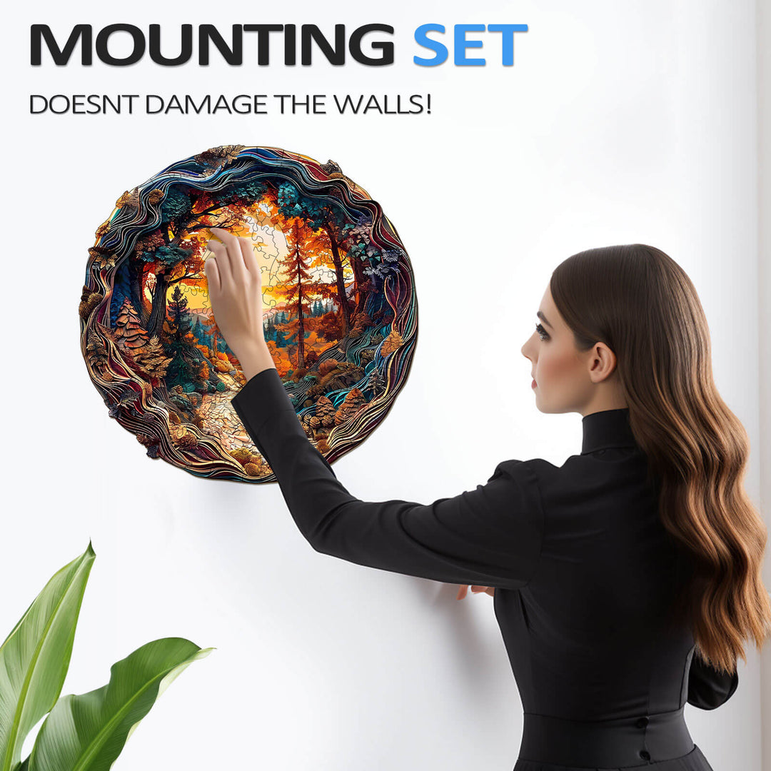 3D Winding Road Wooden Jigsaw Puzzle - Woodbests