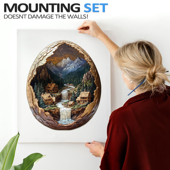 3D Eggshell World-2 Wooden Jigsaw Puzzle - By Woodbests