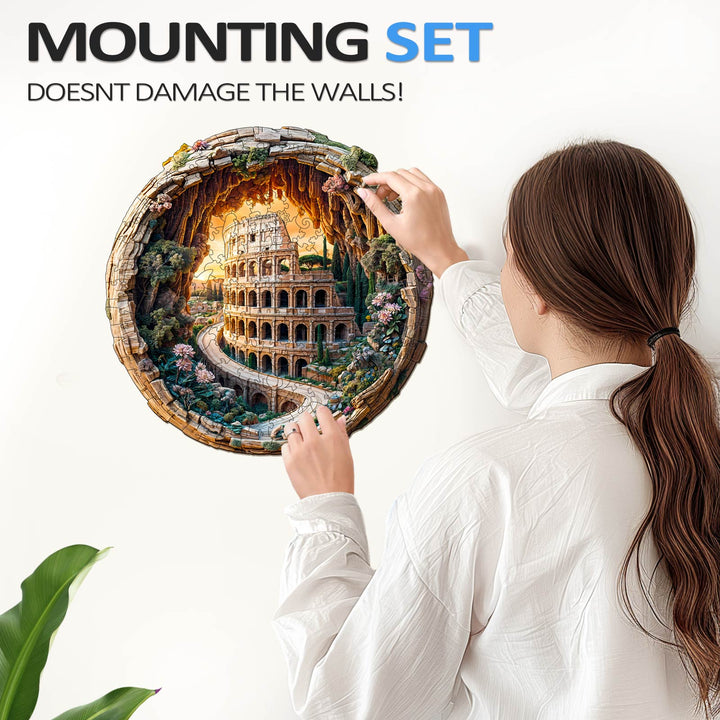 3D Colosseum Wooden Jigsaw Puzzle - By Woodbests