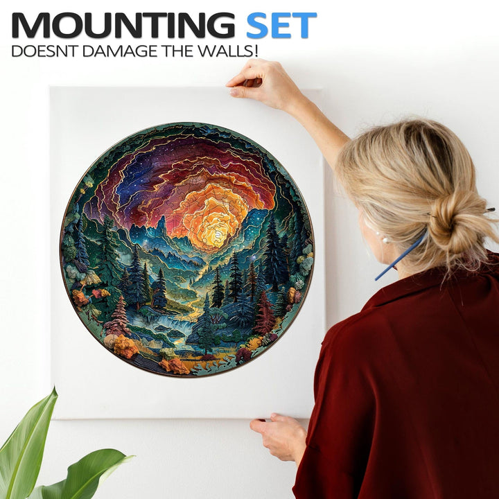 3D cave sky Wooden Jigsaw Puzzle - By Woodbests