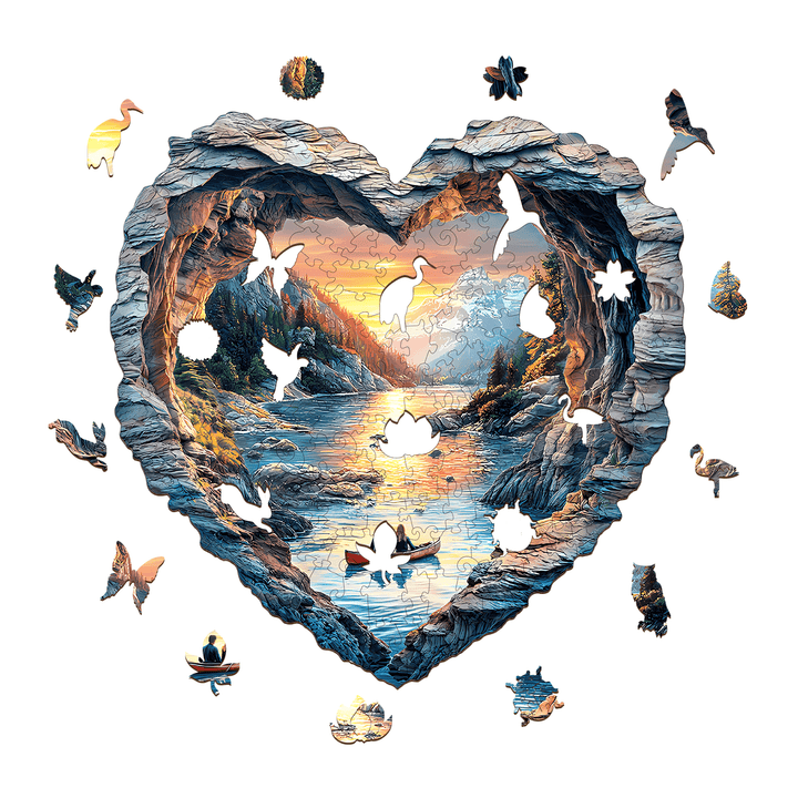 Lake Louise Holzpuzzle