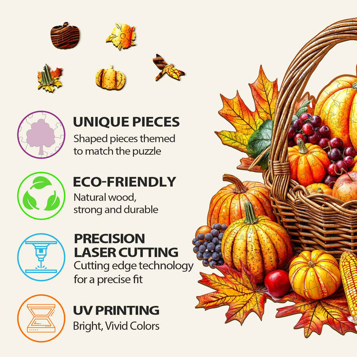 Autumn Wooden Jigsaw Puzzle - By Woodbests