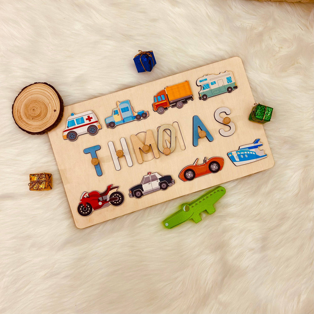 8 Traffic Element Name Puzzle-Pastel-Boy ?¡ãTHOMAS?¡À