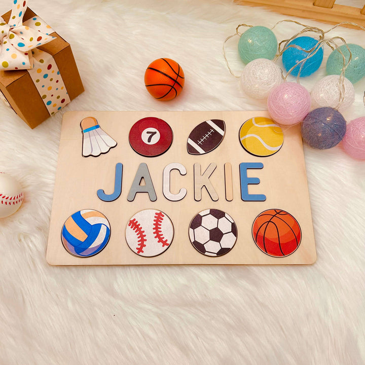 Name Puzzle with Balls-?¡ãJACKIE?¡À