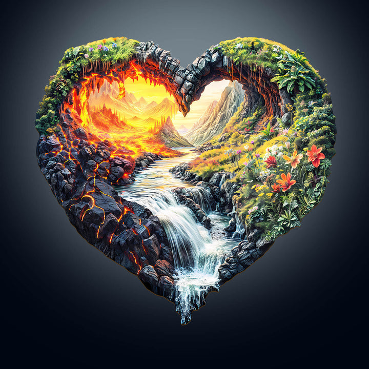 Ewiger Fluss Holzpuzzle