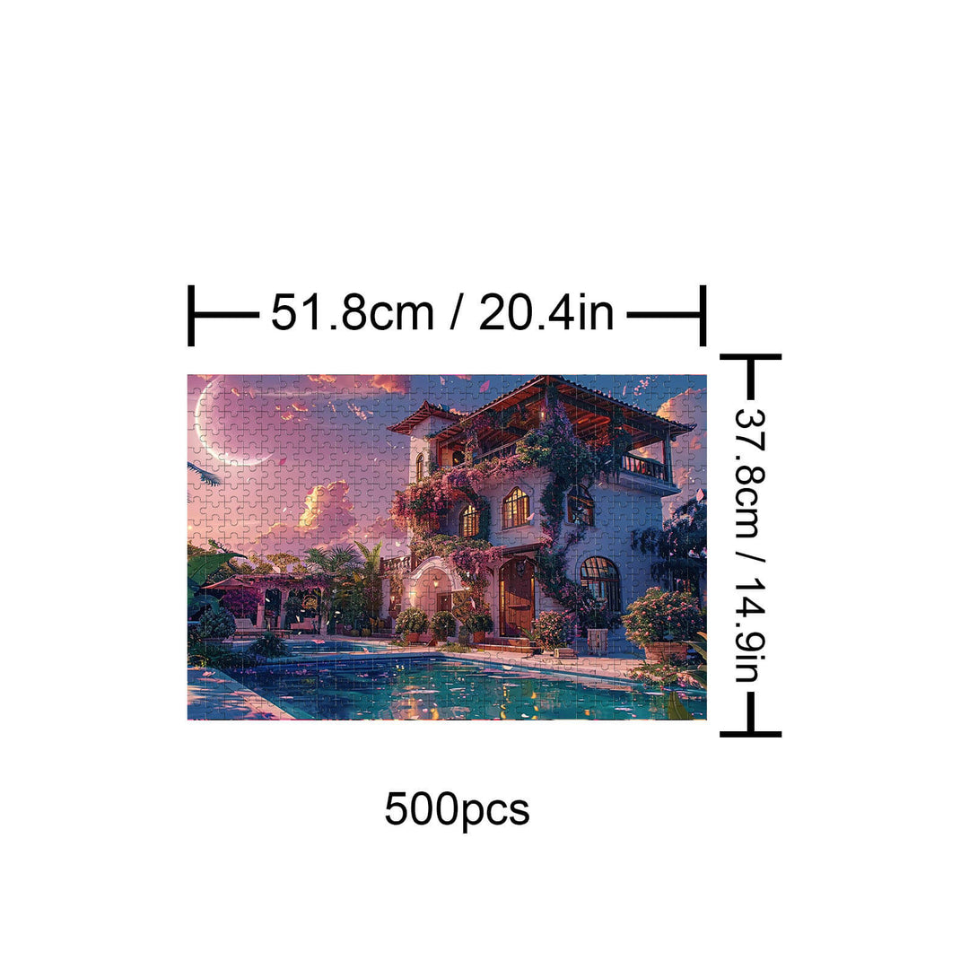 Dream Villa 500 / 1000 Piece Puzzle - By Woodbests
