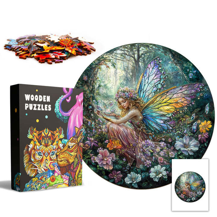 Zauberfee Holzpuzzle