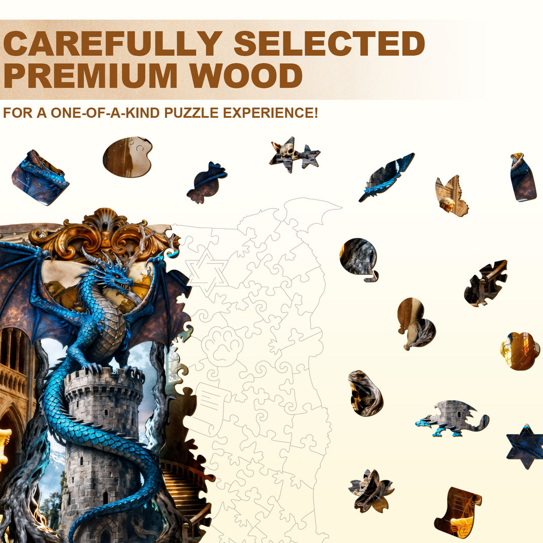 Tower Dragon Story Holzpuzzle