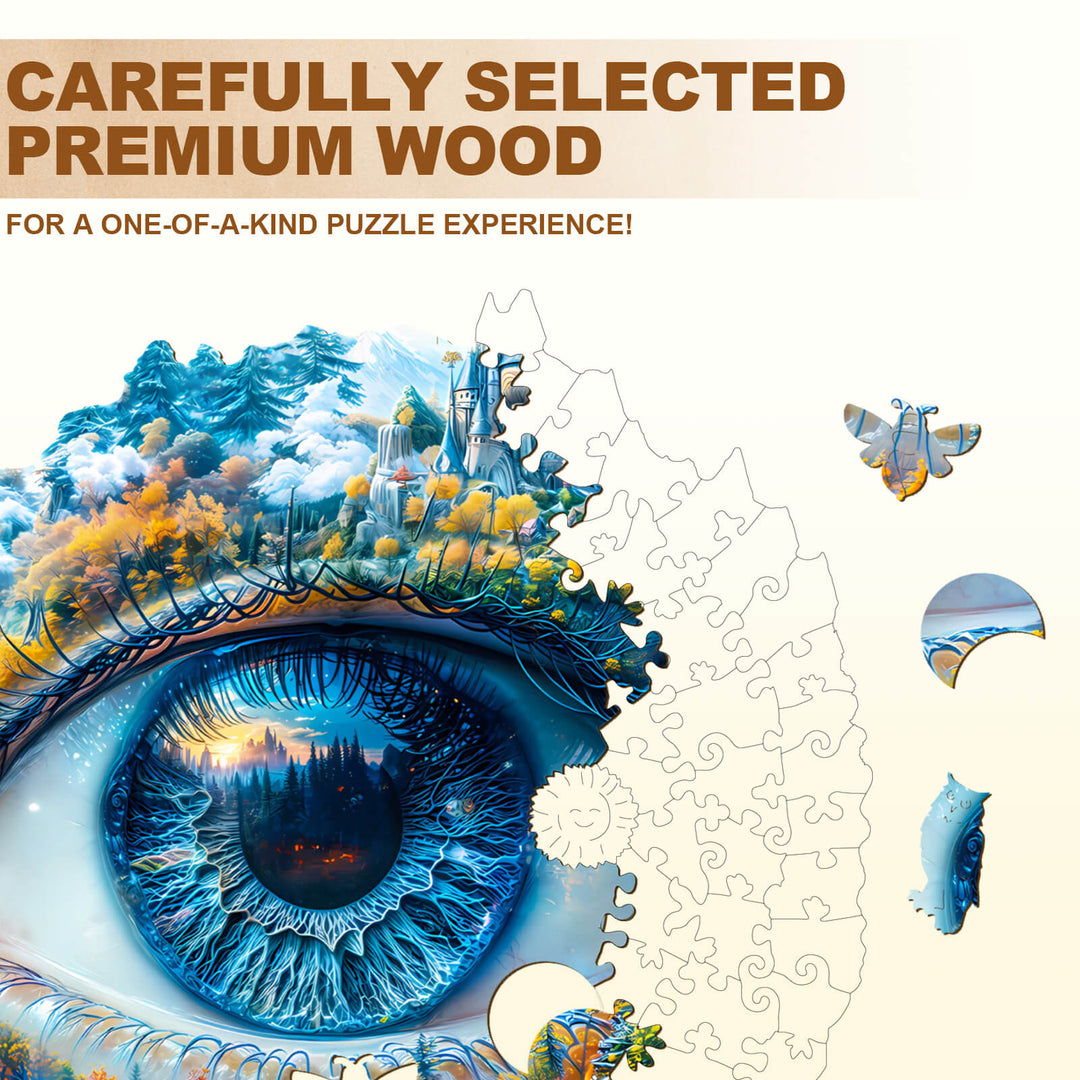 Auge der Natur Holzpuzzle