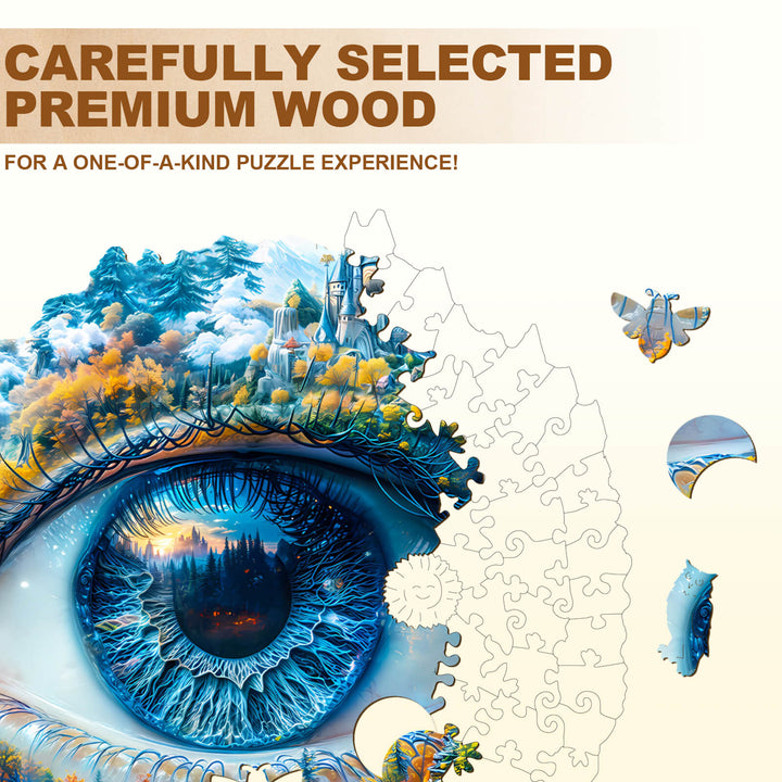 Auge der Natur Holzpuzzle