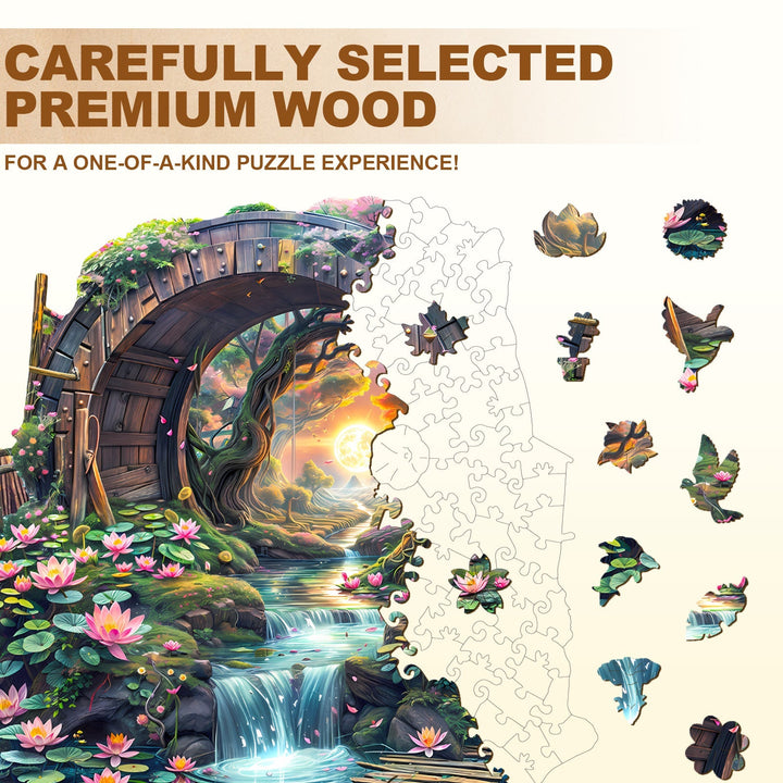 Barrel of Summer Wooden Jigsaw Puzzle