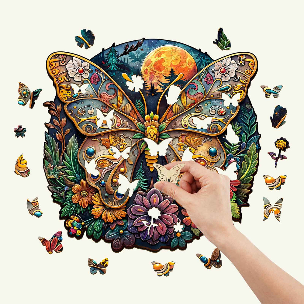 Ancient Butterfly-1 Wooden Jigsaw Puzzle - By Woodbests