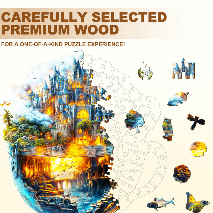 Magische Tasse Modell 1 Holzpuzzle