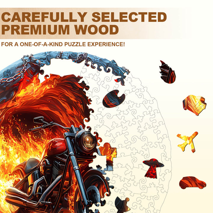 Flammendes Abenteuer Holzpuzzle