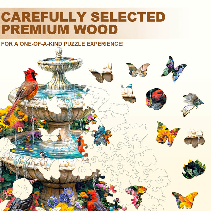 Gartenmelodie Holzpuzzle