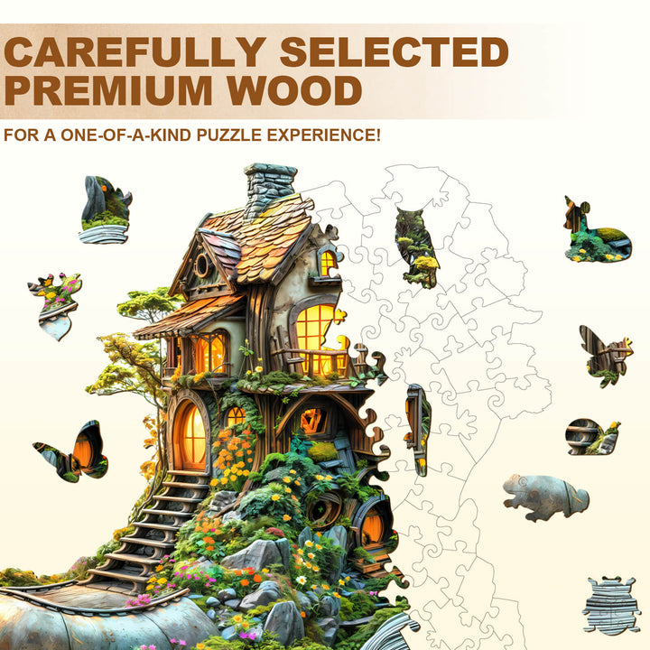 Traumbaumhaus Holzpuzzle