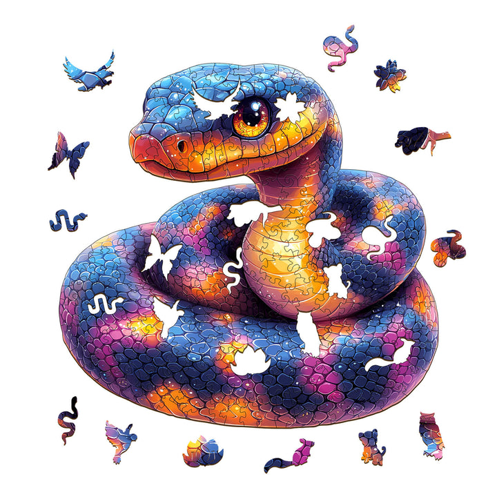 Snake Wooden Jigsaw Puzzle - By Woodbests