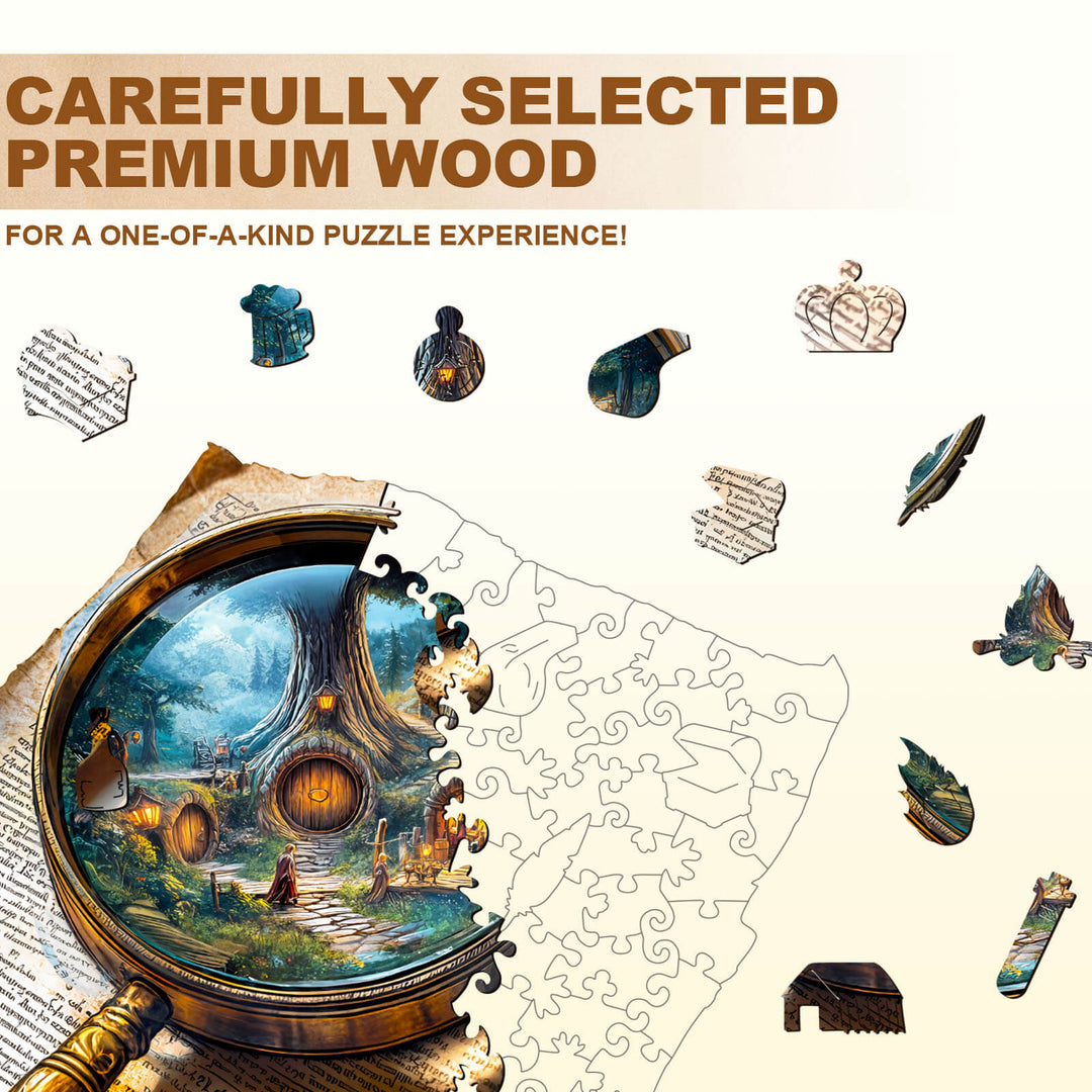 Wahrheits-Blickwinkel Holzpuzzle