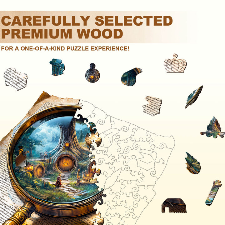 Wahrheits-Blickwinkel Holzpuzzle