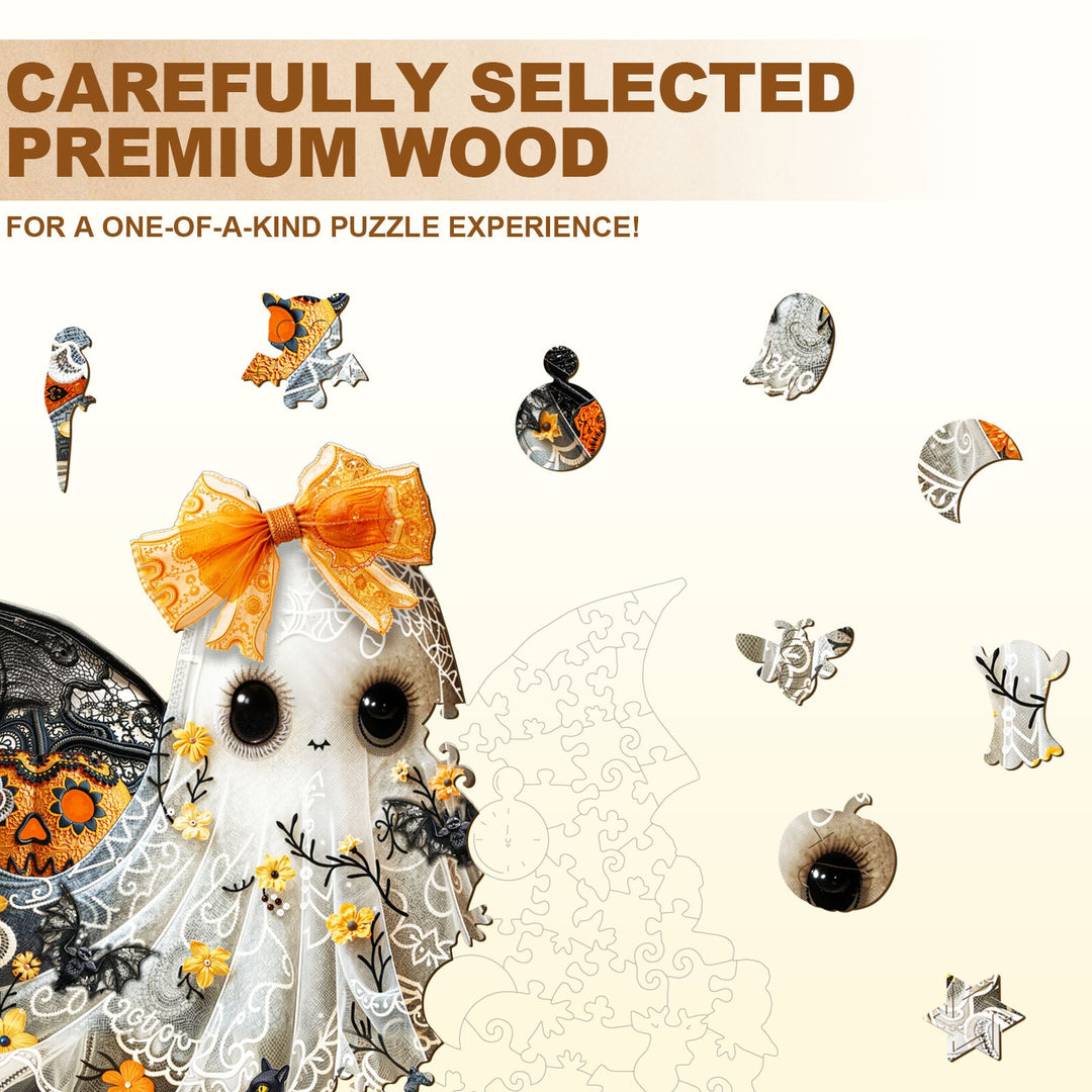 Little Miss Ghost Holzpuzzle