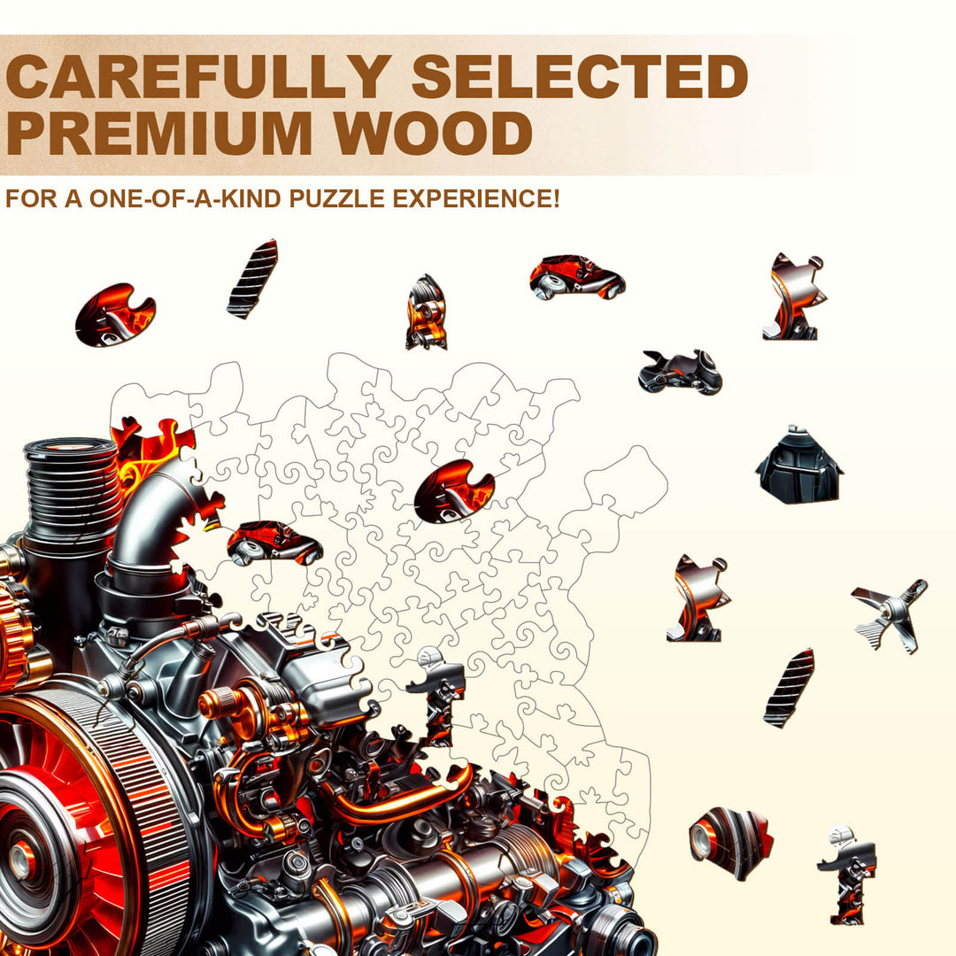 Eiserner Kraftkoloss Holzpuzzle