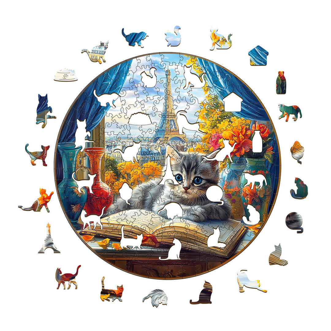 Paris-Panorama Holzpuzzle