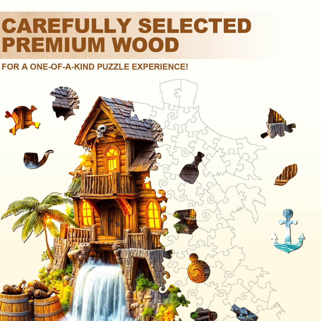 Piratenkajüte-1 Holzpuzzle