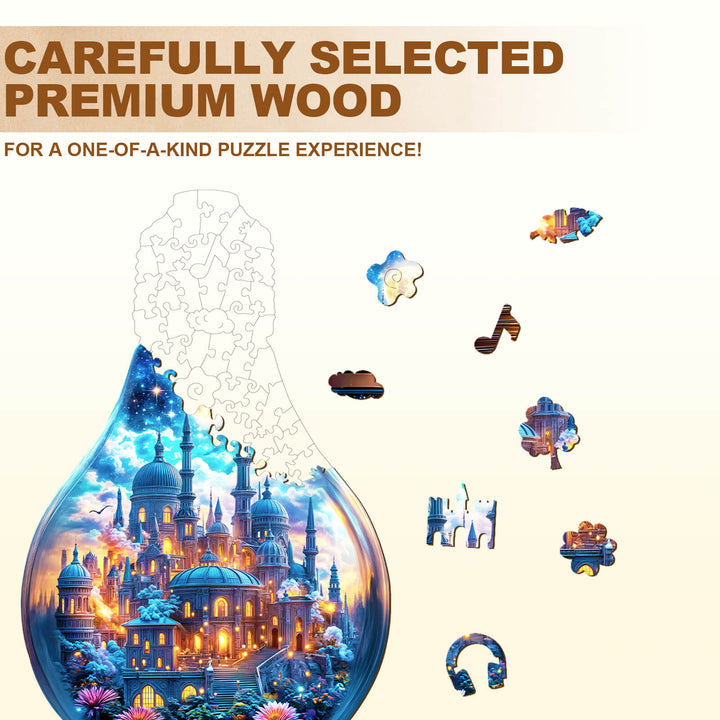 Mondlicht-Reich Holzpuzzle