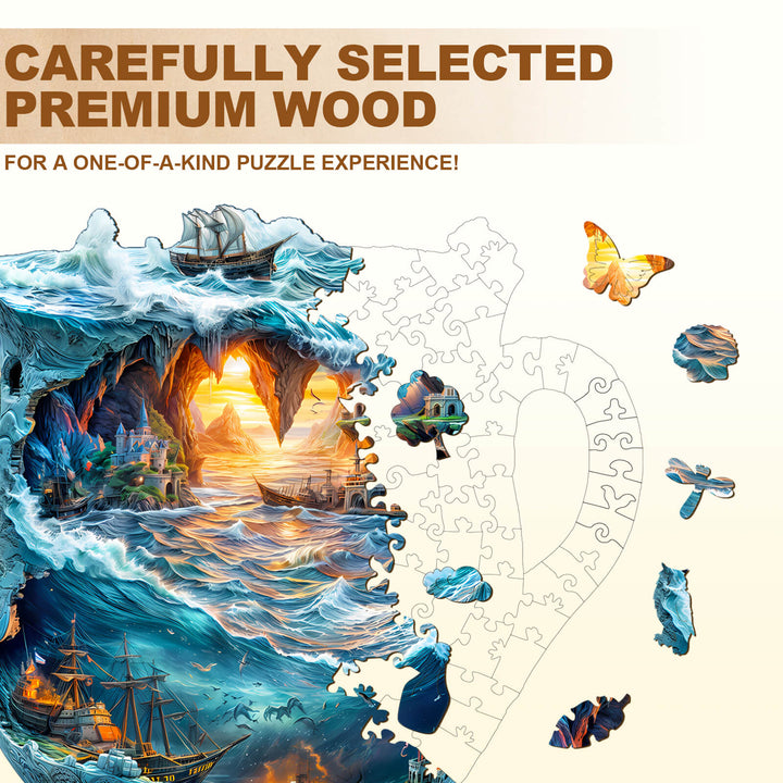 Seefahrer-Tassen Holzpuzzle