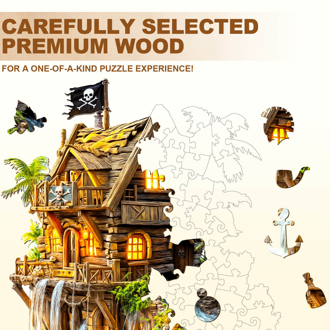 Piratenkajüte-2 Holzpuzzle