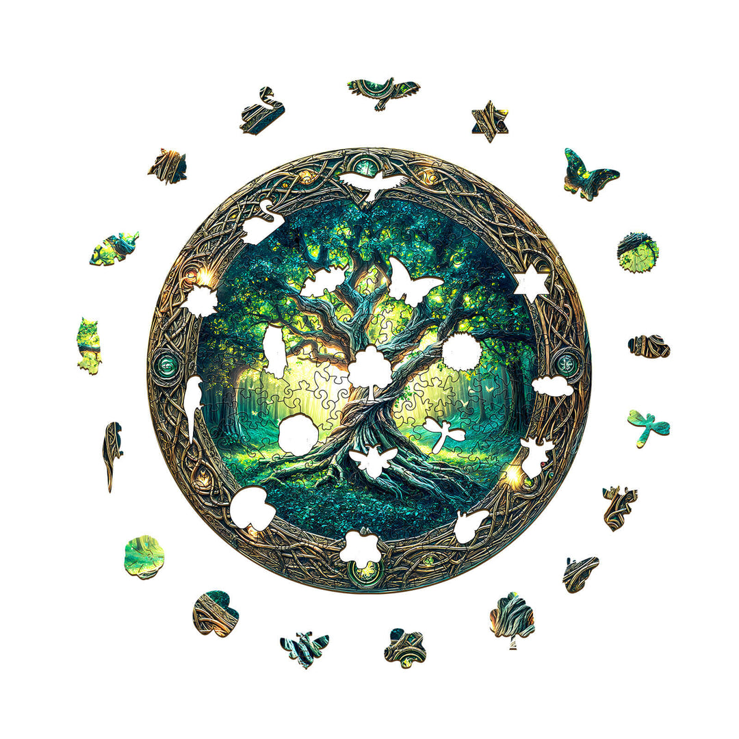 Ewiger Baum Holzpuzzle