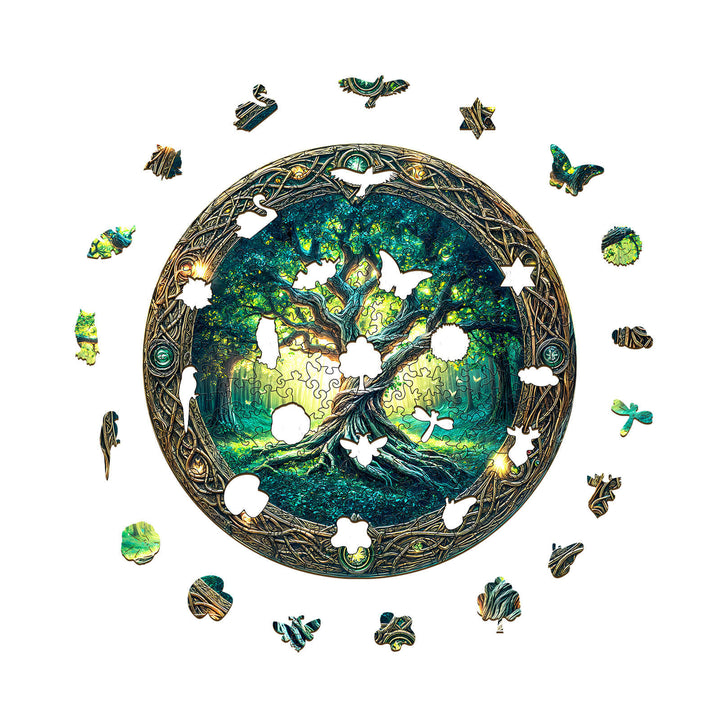 Ewiger Baum Holzpuzzle