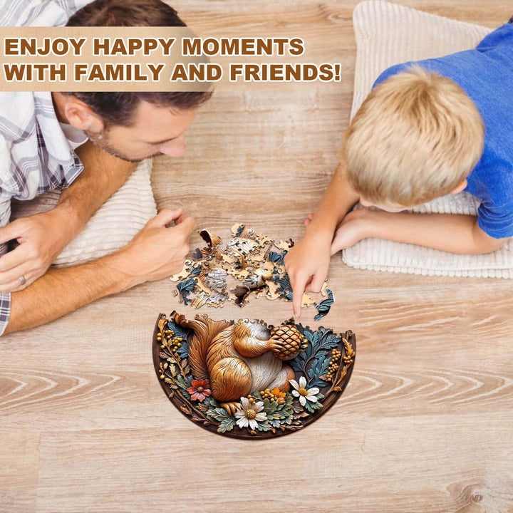 Forest Whimsy Wooden Jigsaw Puzzle