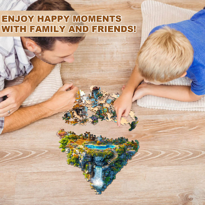 Floating Haven Wooden Jigsaw Puzzle