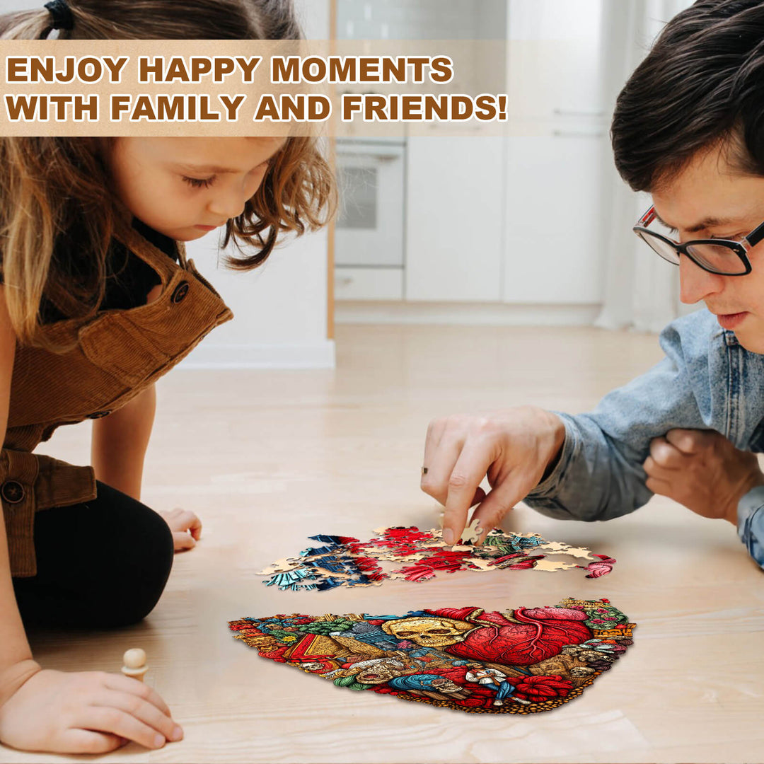 Herz der Stadt Holzpuzzle