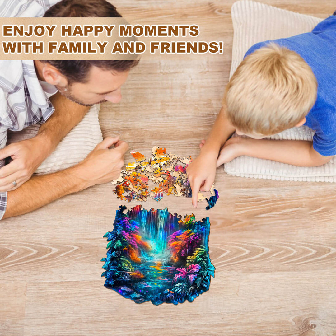 Enchanted Flame Wooden Jigsaw Puzzle