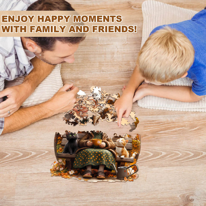 Pleasant afternoon Wooden Jigsaw Puzzle