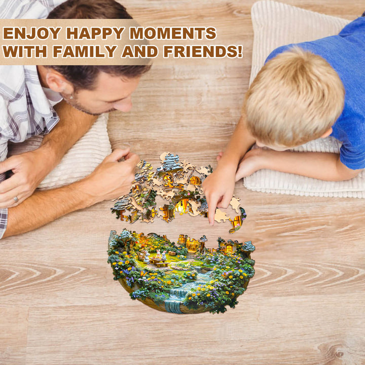 Nachtgarten Modell 2 Holzpuzzle