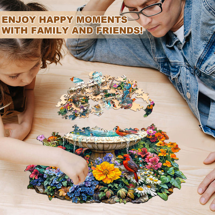 Gartenmelodie Holzpuzzle