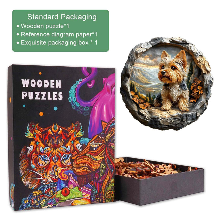Yorkshire Terrier 3D Holzpuzzle