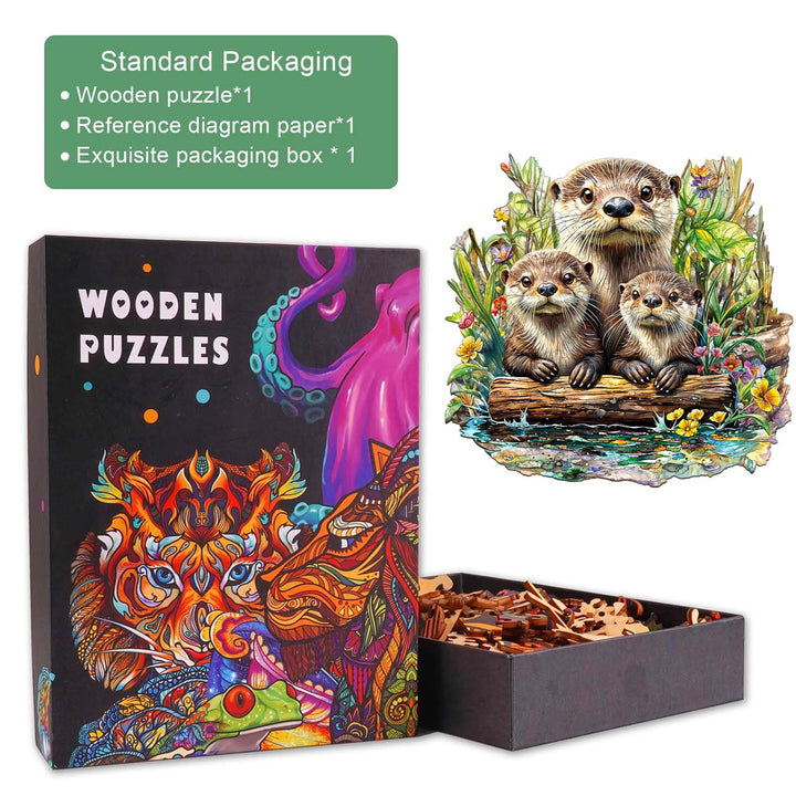 Otter Holzpuzzle