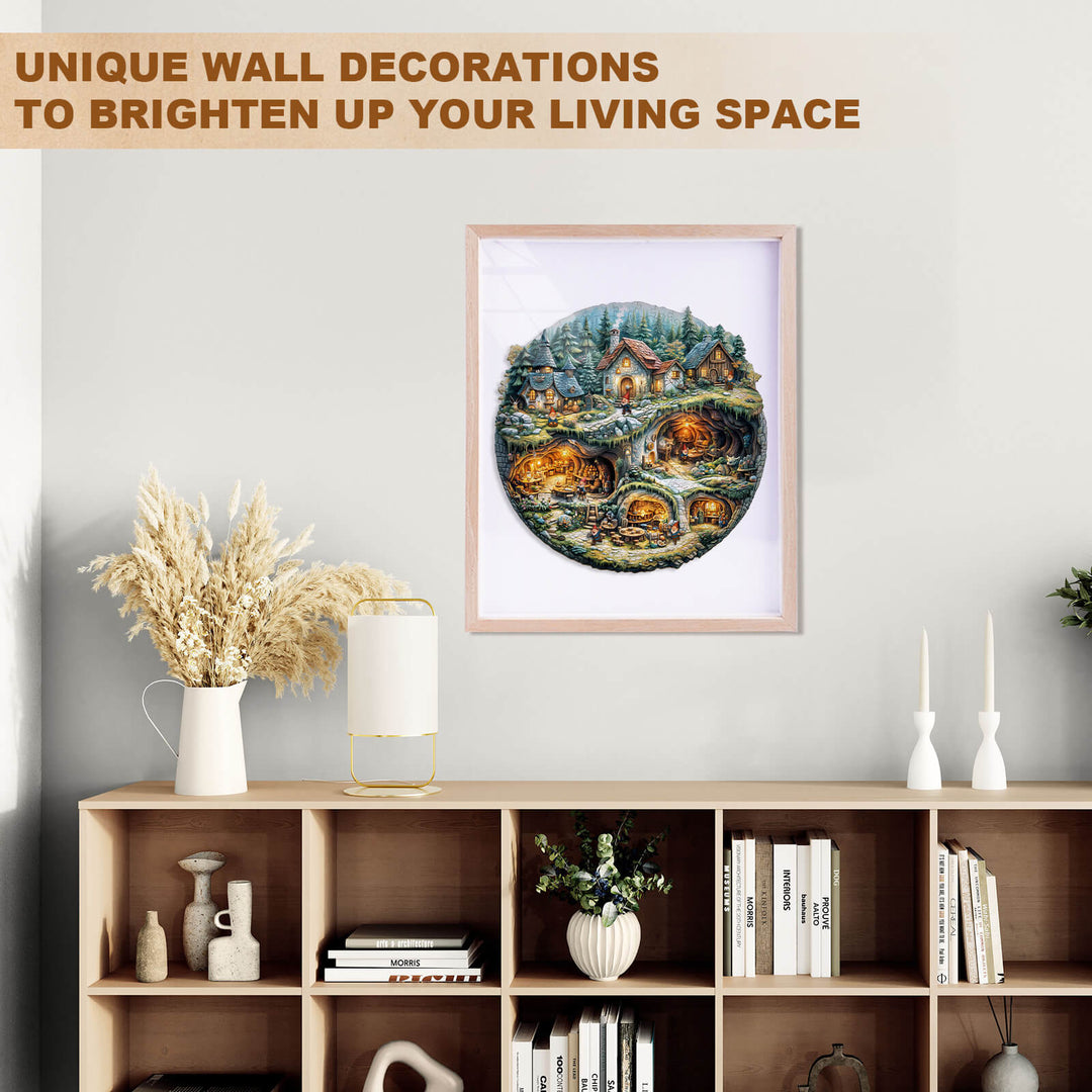 Kobold-Haus Holzpuzzle