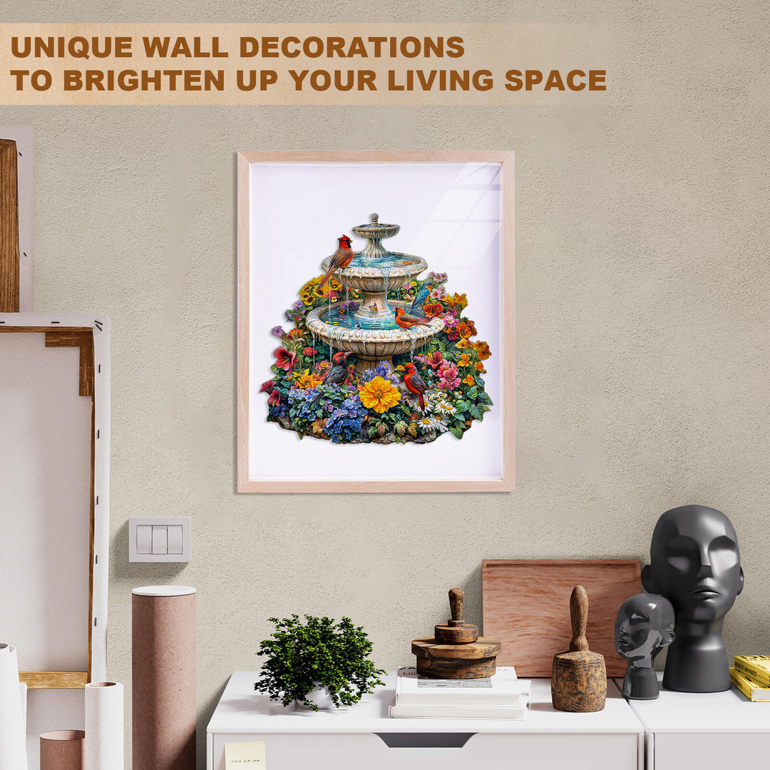 Gartenmelodie Holzpuzzle