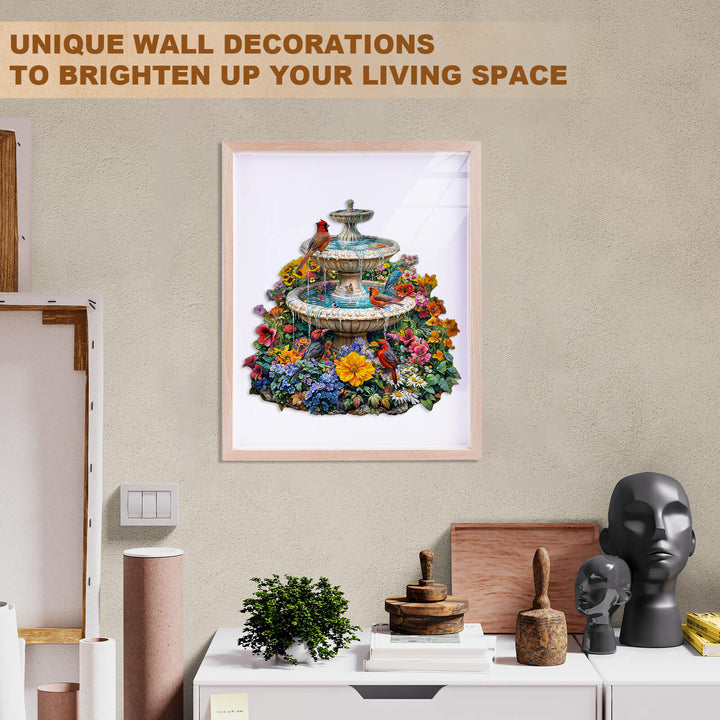 Gartenmelodie Holzpuzzle