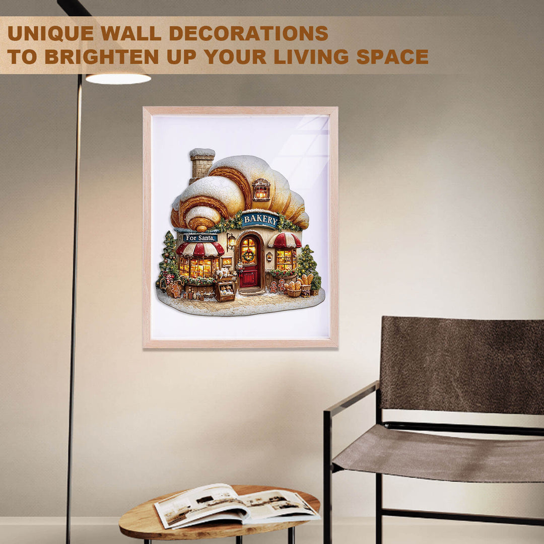 Weihnachtsbäckerei Holzpuzzle