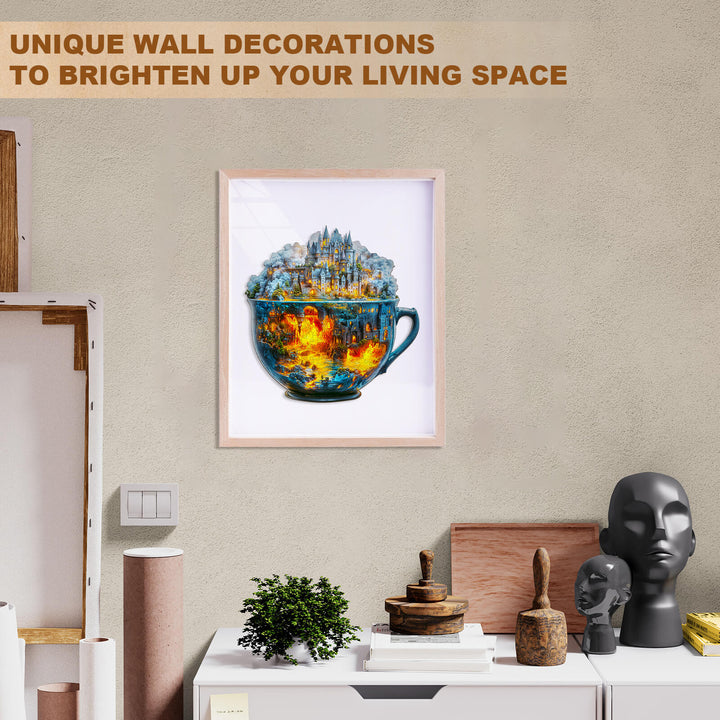 Magische Tasse Modell 2 Holzpuzzle