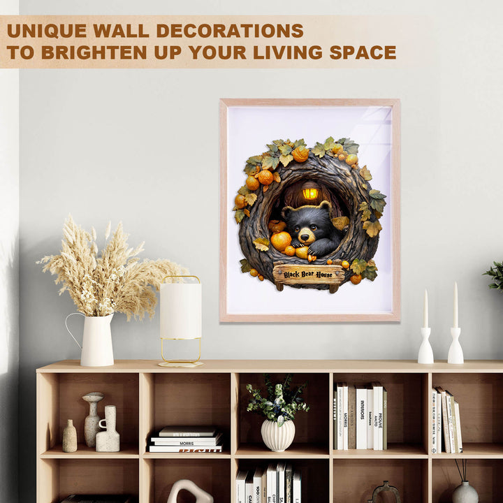 Orange Bear Holzpuzzle