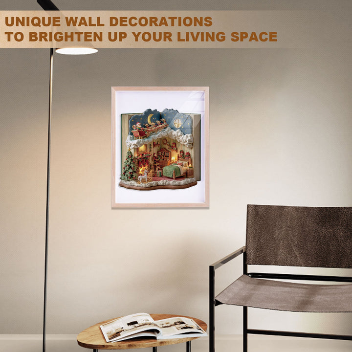 Heiligabend im Buch Holzpuzzle